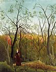 Forest Canvas Paintings - Promenade in the Forest